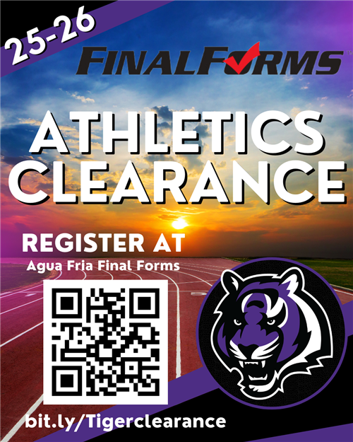 Complete Final Forms for the 25-26 school year so you are able to participate in summer and fall athletics.